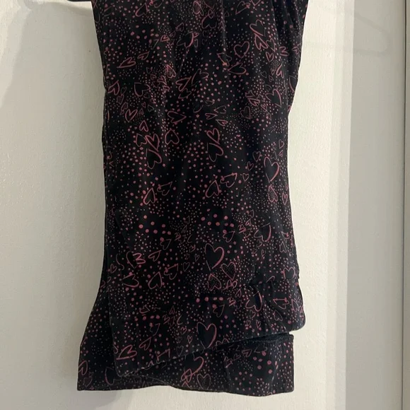 Torrid Black and Pink Heart Print Dress - Picture 1 of 2